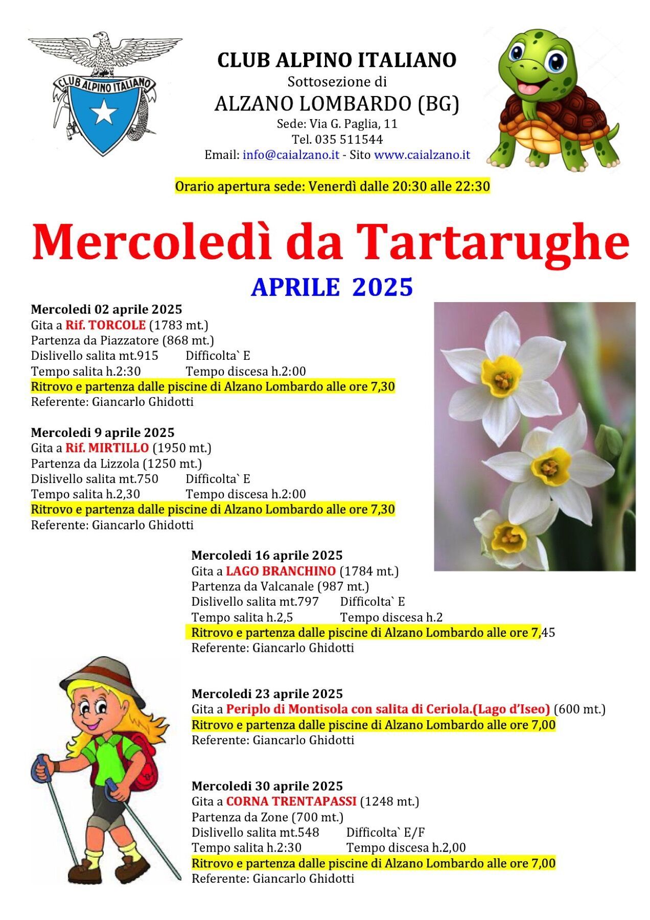 Mercoledì da tartarughe - Aprile